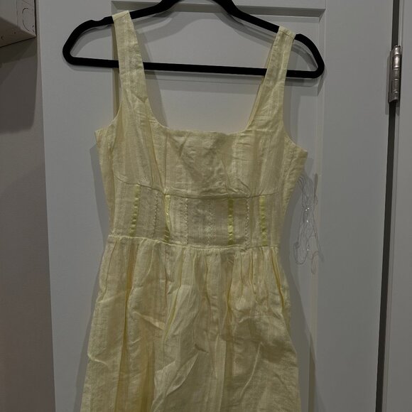 Princess Polly Lorinda Mini Dress Yellow - Picture 3 of 5